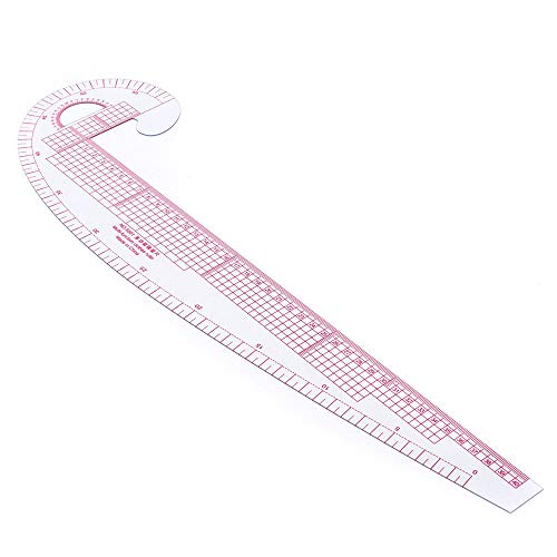 Potelin DIY Cloud Shape Ruler for Clothing Measurement Multifunctional Plastic Cutting Ruler Sowing Surveying Curve Sewing Work Tool 2 Pieces - Thumbnail 4