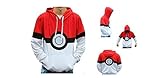 Pokemon Pokeball Hoodie XX-Large Unisex Adult Size