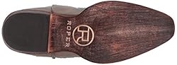 Roper womens Riley Western Boot, Brown, 6.5 US