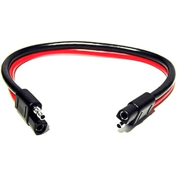 Pro Trucker 2 Pin Quick Disconnect Wire Harness SAE Connector Bullet Lead Cable - (10 Gauge / 24