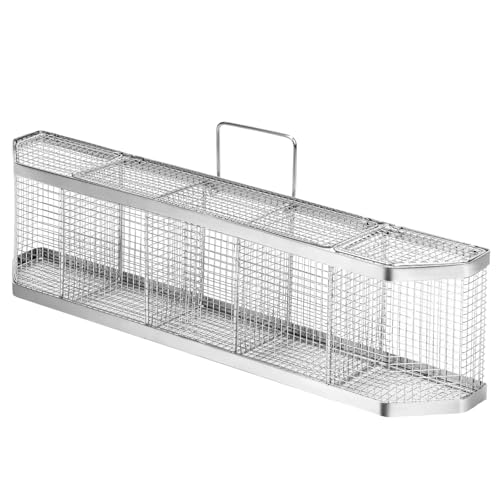 OEM Upgraded Stainless Steel Universal Dishwasher Silverware Basket WD28X10128-Compatible fit for with GE,Whirlpool,Kenmore,Maytag, Frigidaire, KitchenAid, Samsung, LG(Replaces WD28X10127, WD28X10131)