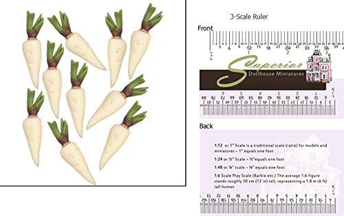 Aztec Imports, Inc. Dollhouse Miniature Parsnips 10pcs
