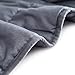 YnM 12lbs Weighted Blanket for Adults, Breathable Heavy Bed Throw Blanket with Cooling Glass Beads for All Season Use, Ideal for ~110lbs (48x72 Inches, Twin/Full, Dark Grey)