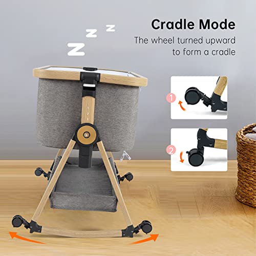 Maydolly Baby Bedside Sleeper, Portable Baby Crib Baby Bed with
