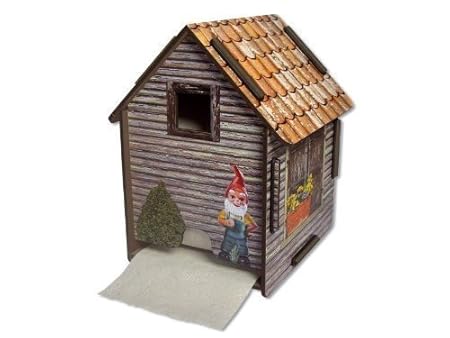 Cool Wc Toilet Paper Holder Log Cabin With Dwarf Amazon Co Uk