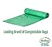 BioBag USA, 13 Gallon Compostable Kitchen Trash Bags, 144 Count, 100% Certified, Compatible with Backyard Composting, Keep Trash Clean and Free of Debris