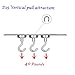 Magnetic Hooks, Makone 40 Pound Heavy Duty Neodymium Hanging Mighty Magnetic Hooks D25 (10 Packs)