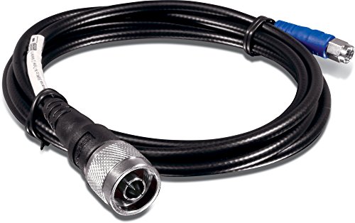 TRENDnet Low Loss Reverse SMA Female to N-Type Male Weatherproof Connector Cable (2M / 6.5 Ft.),TEW-L202