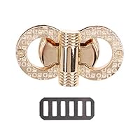 Metal Clasp Turn Twist Lock for DIY Handbag Craft Shoulder Bag Purse Hardware by Beinil