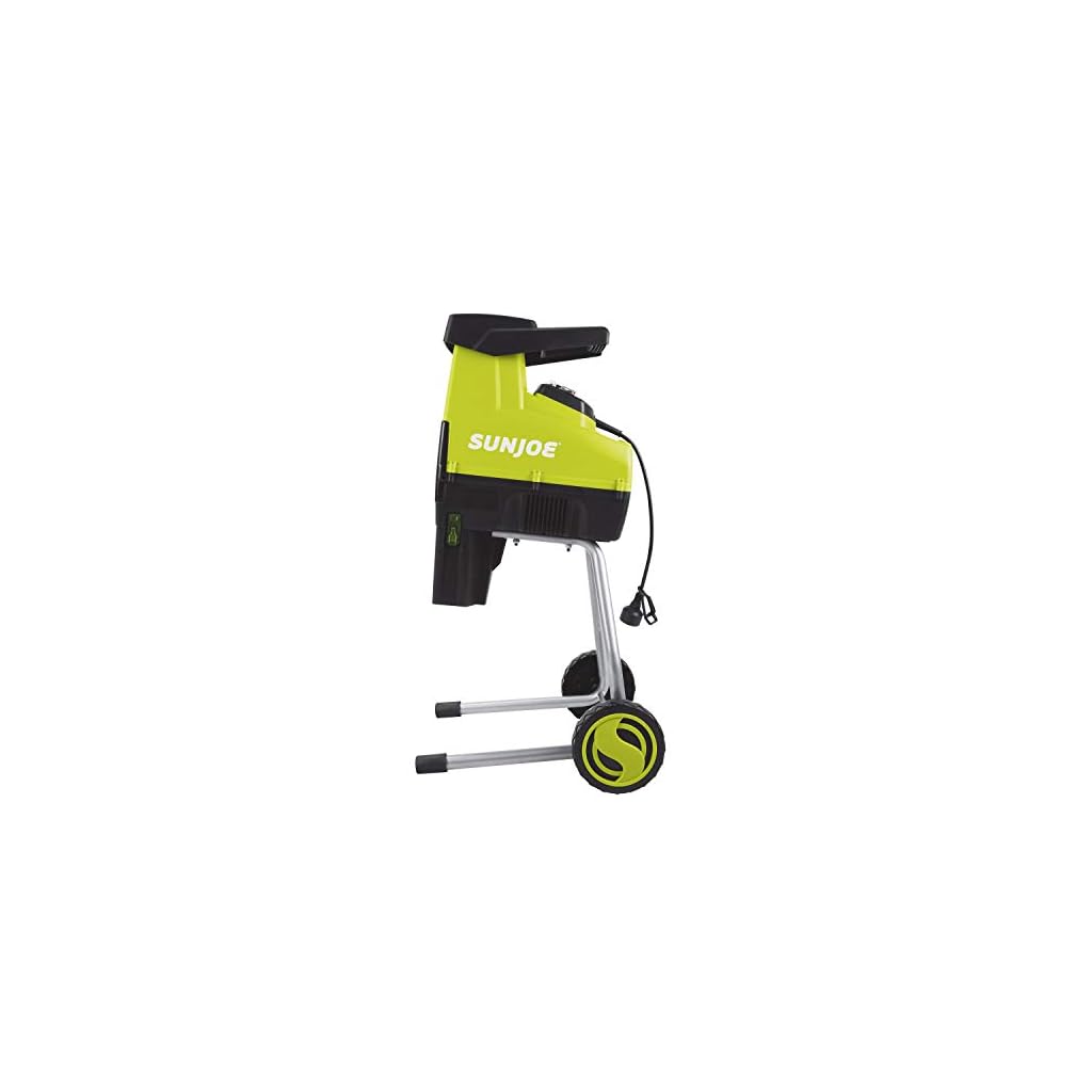 Sun Joe CJ603E 15Amp Electric Silent Wood Chipper/Shredder, 1.7Inch