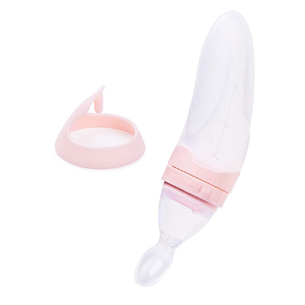 Amazon Com Baby Feeding Spoon Silicone Squeeze Food Dispensing