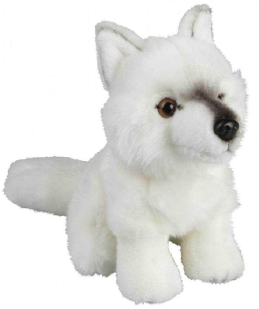 Ravensden Plush Arctic Wolf Sitting 18cm