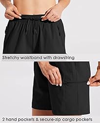 Willit Women's Hiking Cargo Shorts Quick Dry Golf