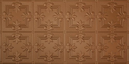 Pattern No.321 Tin Style Panel, 2 by 4-Feet, Aged Copper