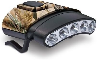 GSM Outdoors CYC-HCDT-WGNXT Cyclops Tilt Camo 5 LED Hat Clip Light with NXT Camo Base, 1 White LED Light Head, 1 Green LED Light Head by GSM Outdoors