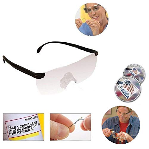 Big Vision Magnifying Eyewear with Clip-on LED Light