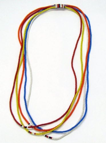 Maasai Woman's Five Strand Necklace - Short