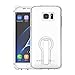 Galaxy S7 Case, Vokoo [Crystal Series] [Soft TPU] 360 Degree Rotating Kickstand Protective Case for Samsung Galaxy S7 (2016) [Clear]