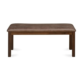 @home by Nilkamal Crown Two Seater Dinning Bench (Mindi Brown)