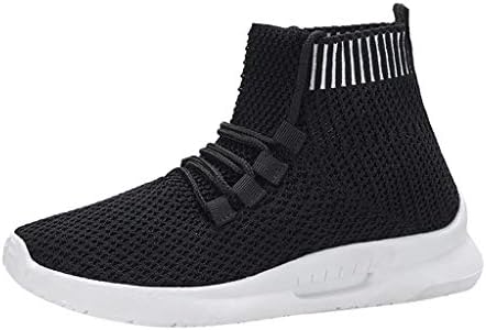 Jiayit Special Easter Sale Sneakers Shoes for Women's Yonth Ladies Lace-up Mesh Breathable Sneakers Casual Elastic Socks Hiking Fishing Student Running Outdoor Shoes