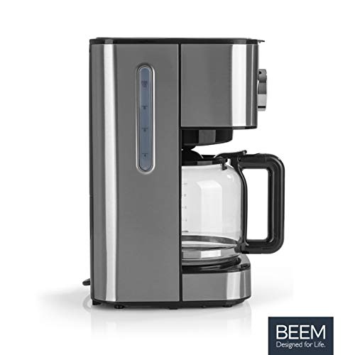 BEEM RESH-AROMA-SWITCH Filterkaffeemaschine - Glas | Edelstahl | 1,25 l Glaskanne | Stylisches Bedienrad | 24h-Timer… – Bild 7