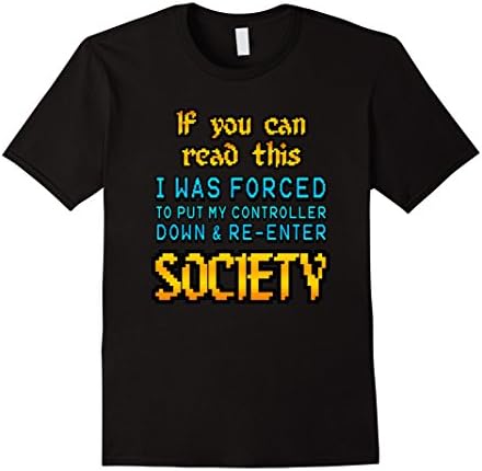 Men's Funny Gamer Gaming T Shirt For Men And Women 3XL Black