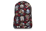 Loungefly Disney Villains Roses And Hearts All-Over Print Backpack
