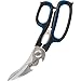 AnySharp Multi-Tool Scissors, Hardened Steel Blades for Tough Materials, Ideal for Both Left and Right Handed Users, Comfort Grip, Dishwasher Safe, Black, One Size