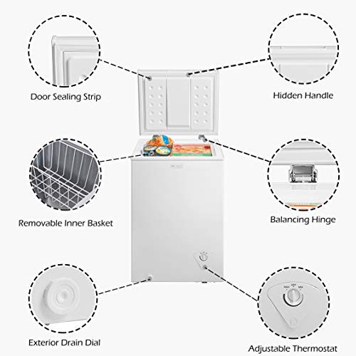 2 Emerson+CF350+3+5+Cubic+Chest+Freezer