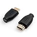 GearIt Micro HDMI Adapter - HDMI Male (Type-A) to Micro HDMI Female (Type-D) Gold Plated Connector Converter Adapter