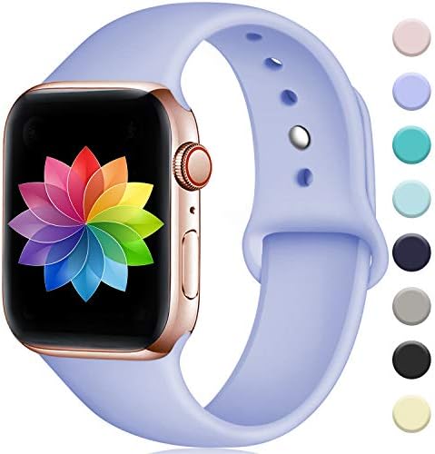 Rabini Compatible with Apple Watch Band 40mm 38mm 44mm 42mm for Women Men, Replacement Accessory Sport Band for Apple/iWatch Series 5, Series 4, Series 3, Series 2, Series 1