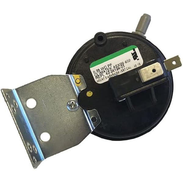 Furnace Vent Air Pressure Switch - Fits Ruud Gas Part # 42-24335-02:  Amazon.com: Tools u0026 Home Improvement