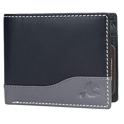 Hornbull Buttler Black Mens Leather Wallet Premium Quality Leather Wallet for Mens & RFID