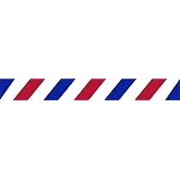 VINYL DECAL BARBER POLE STRIPING WINDOW OR WALL ACCENT