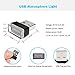 BukNikis USB Simple Atmosphere Lights USB Car Interior Accessories Lighting - Universal (Aqua Ice Blue, 2 pcs)