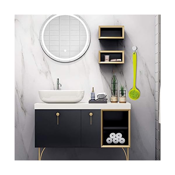 Ithyes Silicone Body Brush, Bath Brush Back Scrubber Long Handle Bath Shower Brush with Ultra Soft Bristles,Non-Slip…