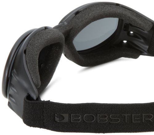 Bobster Cruiser 2 Goggles, Black Frame/3 Lenses (Smoked, Amber and Clear)
