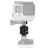 Sametop 360 Degree Rotating Aluminum Swivel Pivot Mount Tripod Mount Adapter Compatible with GoPro Hero 6, 5, 4, Session, 3+, 3, 2, 1 Cameras