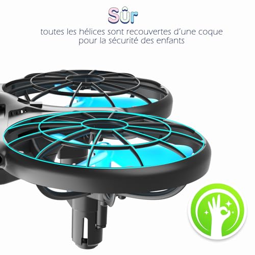 Loolinn | Drone for Kids Gift - Mini Remote Control Drone with Automatic Anti-Collision Technology/Safe for Kids/Easy to Pilot/C0 Certification (Gift for Kids)