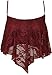 WearAll Women's Lace Camisole Crop Top - Wine - US 8-10 (UK 12-14)