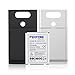 Perfine v20 Battery 6400mAh BL-44E1F Extended Battery with Back Cover Case for LG V20 H990 H910 H918 VS995 (Black&Sliver)