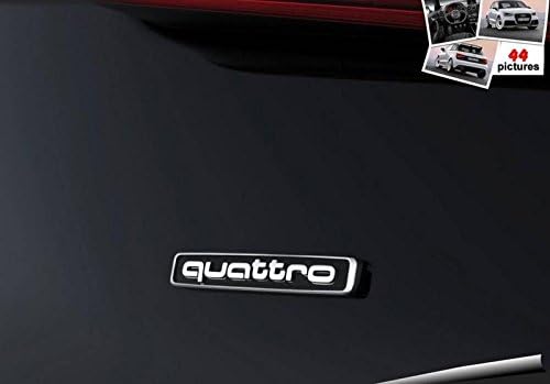 E912 Quattro Car 3D Emblem Badge Sticker Emblema Car Sticker Kofferraum