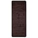 Lavish Home Oversized Bathroom Rug-Memory Foam Bath Mat in Brown Textured Stripes- Extra Long Non-Slip Absorbent Runner for Shower, Tub, or Kitchen