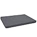 Bigso Soft Foldable Polyester Storage Box with Lid | Fabric Storage Bin with Lid and Handles for Closets and Rooms | Collapsible Storage Box for Clothes and More | 13.4″ x 17.7″ x 9.8” | Large | Grey