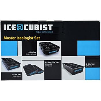Ice Cube Tray Set - 4 Types of Ice: Giant ,Spheres, Classic and Mini - no BPAs