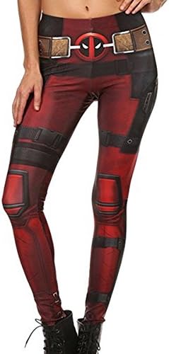 AOMI Super Hero Inspired Digital Print Stretch Tight Pant Leggings