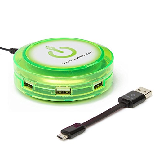 ChargeHub X7-7-Port USB Charger Desktop Charging Station 2.4A Per Port/44W - SmartSpeed Technology f - //coolthings.us