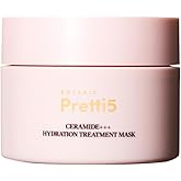 Pretti5 Ceramides+++ Hydrating Treatment Mask Deep Hydration and Strengthened Barrier for Dry Dull Skin Calms Inflammation & Redness TCM Science-Led Innovation Vegan Sensitive Skin Safe 100g