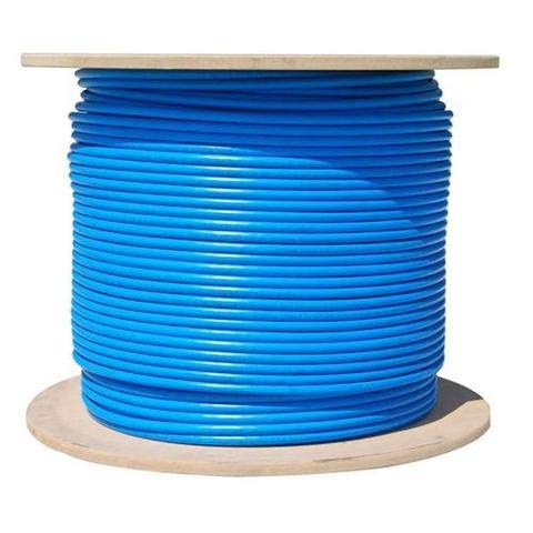 image for ABA Cat6A Plenum 1000ft Blue Solid UTP Pure Copper UL-Listed Cable, 23