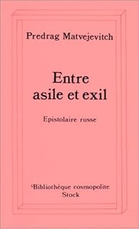Livres Couvertures de Entre asile et exil